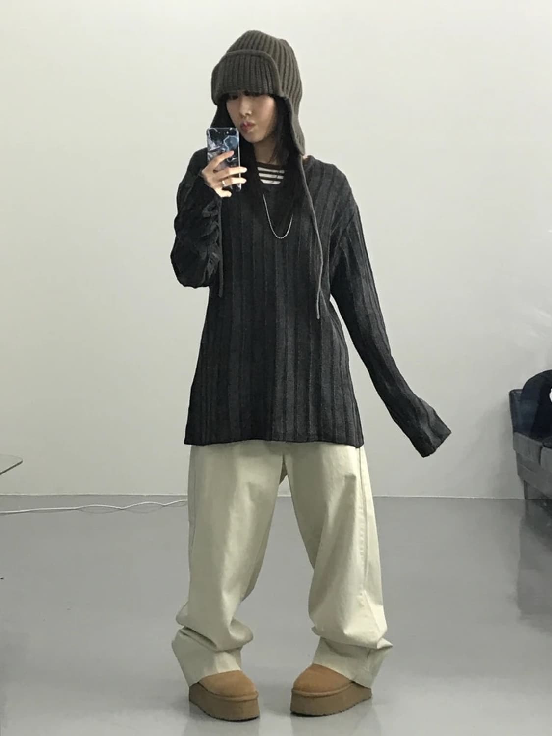 LouisChavlon Ribbed Knit 상품이미지1