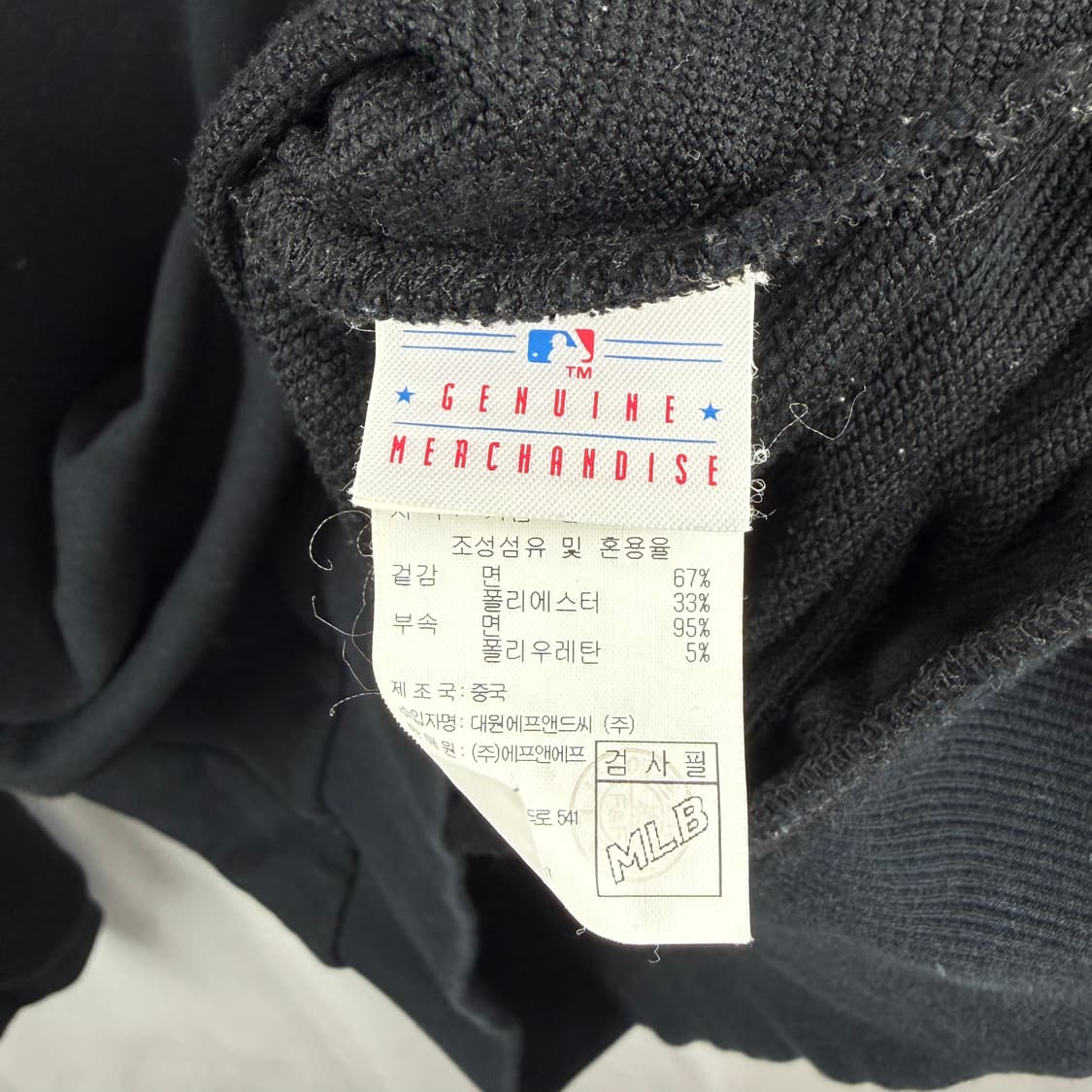 (L) MLB 뉴욕양키즈 후드 티 블랙 상품이미지5