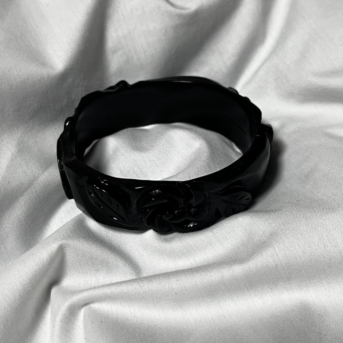 넘버나인 로즈 뱅글 블랙 상품이미지1