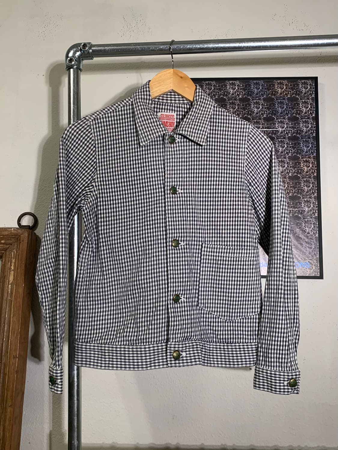 빔즈보이 깅엄체크 자켓 상품이미지1