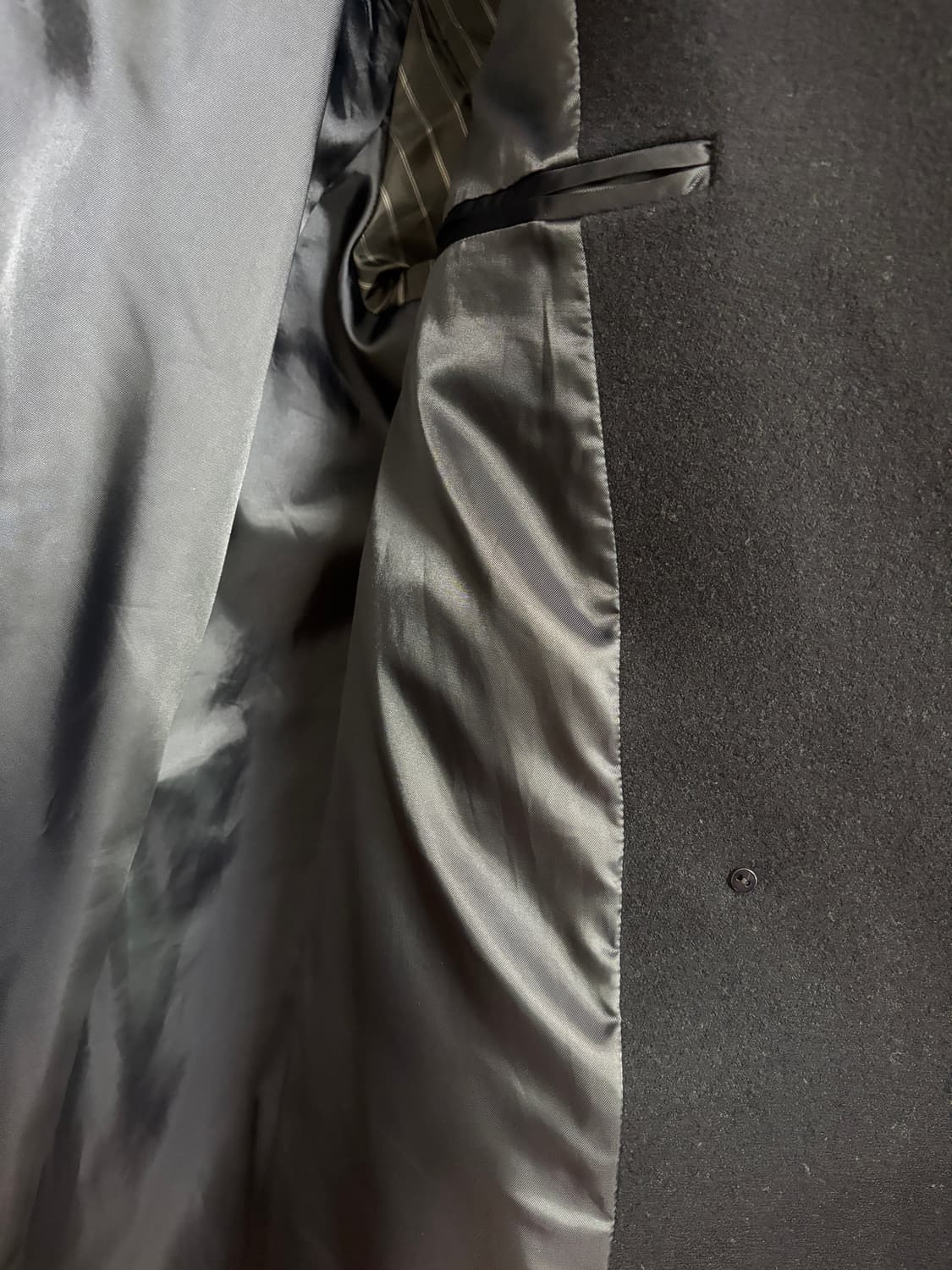 스튜디오톰보이 솔리드 테일러드코트 네이비 상품이미지5