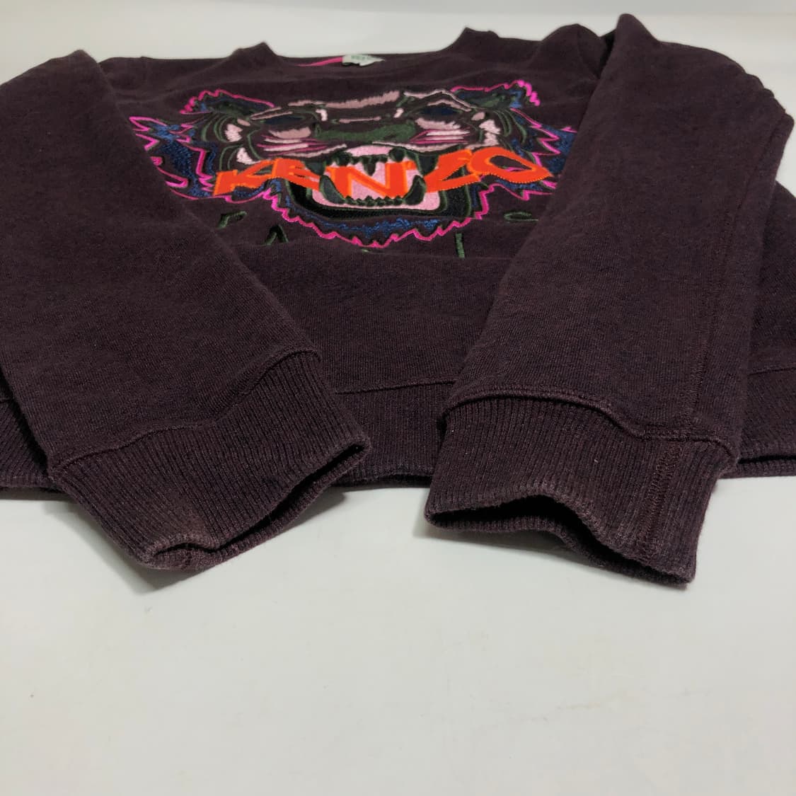 겐조 맨투맨 버건디 S (한글택) 상품이미지5