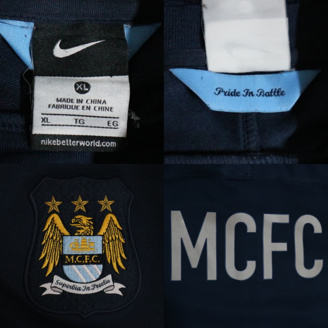 나이키 맨시티 트랙탑 져지 대장급 우주매물 상품이미지5