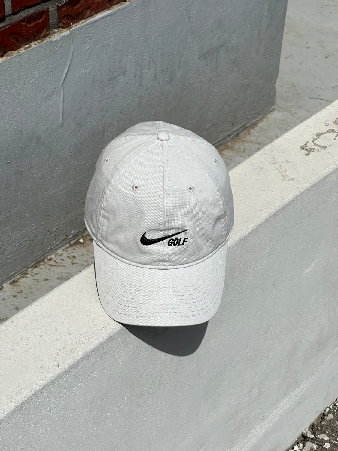 [F] 나이키 골프 로고 화이트 볼캡 모자 상품이미지1
