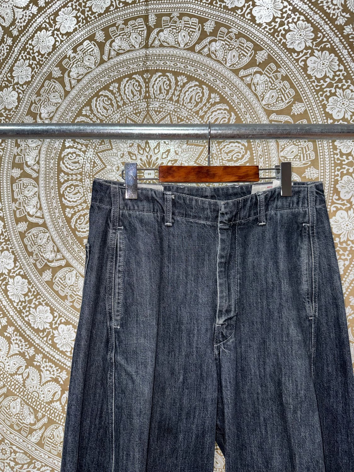 페이탈리즘 워싱 와이드 데님팬츠  상품이미지4