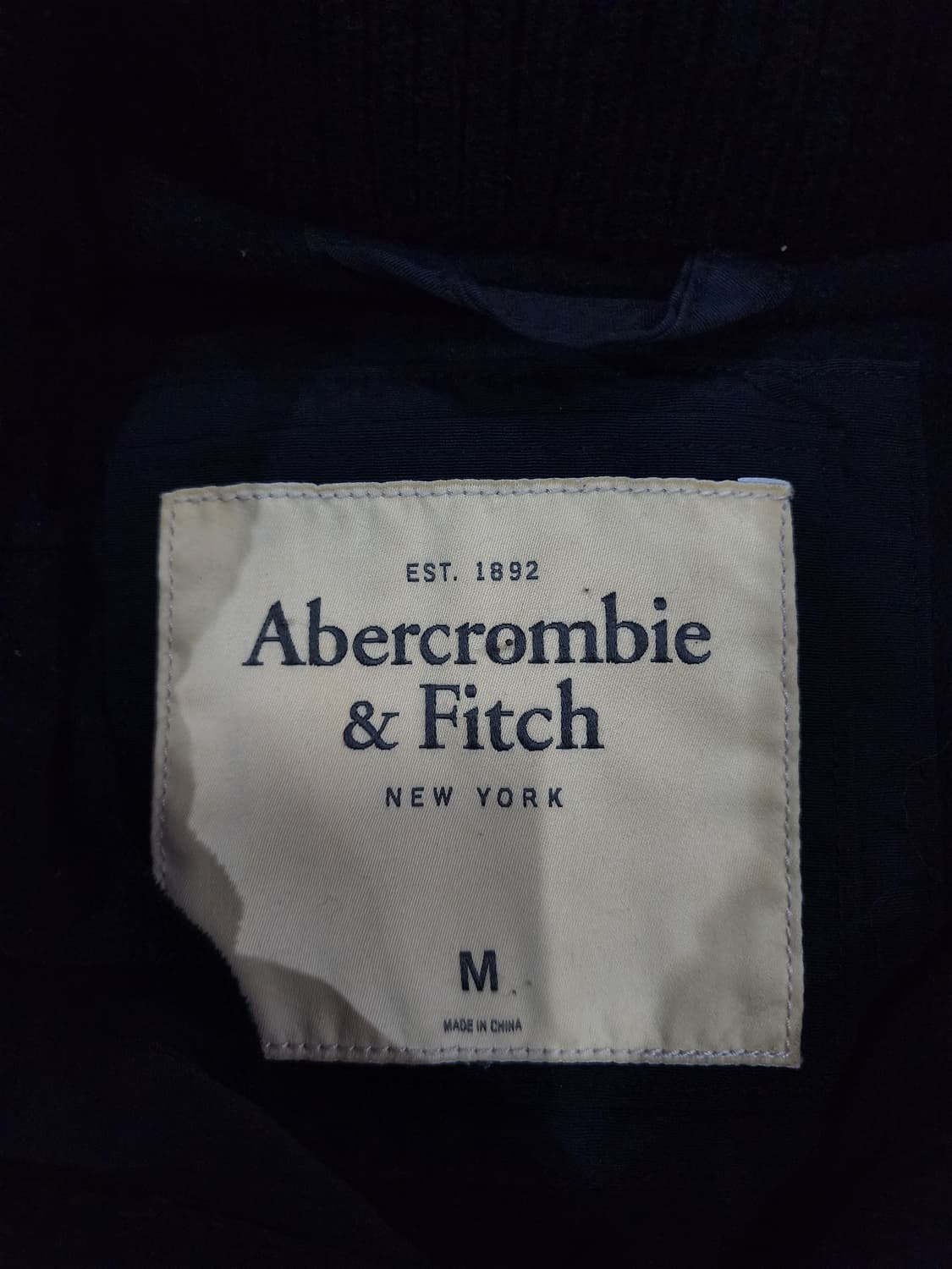 아베크롬비 앤 피치 1892 하이넥 바람막이 후드 점퍼 M 상품이미지8