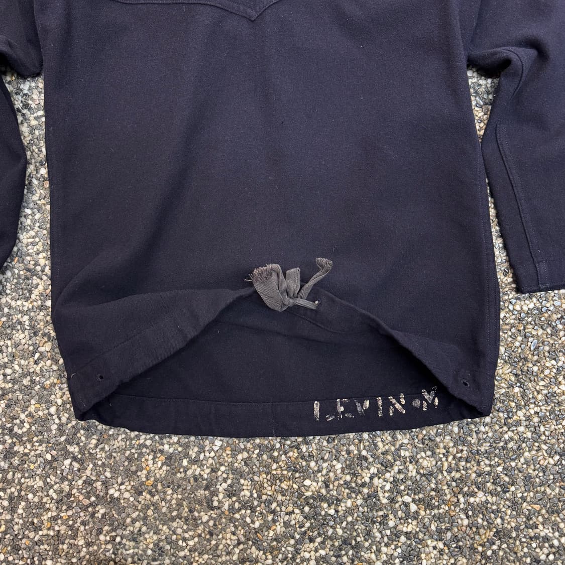 40s US Navy 미해군 세계2차대전 울 세일러 셔츠 (S) 상품이미지3