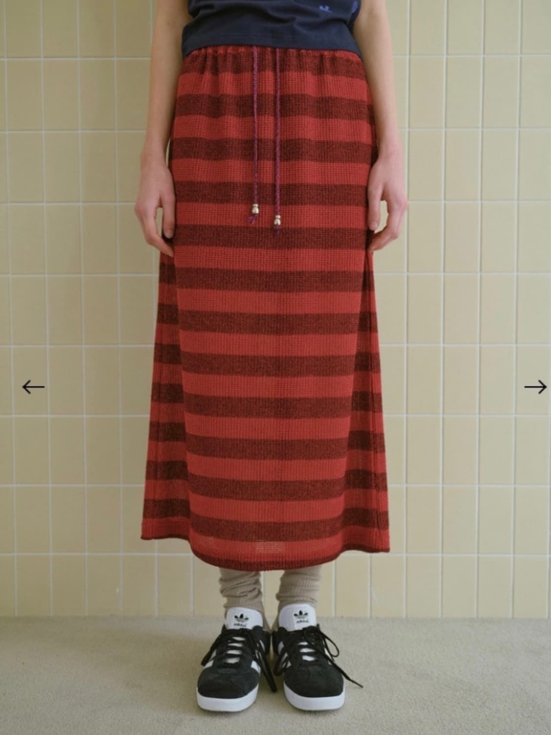 엔조블루스 썸머 져지 롱 스커트 상품이미지1