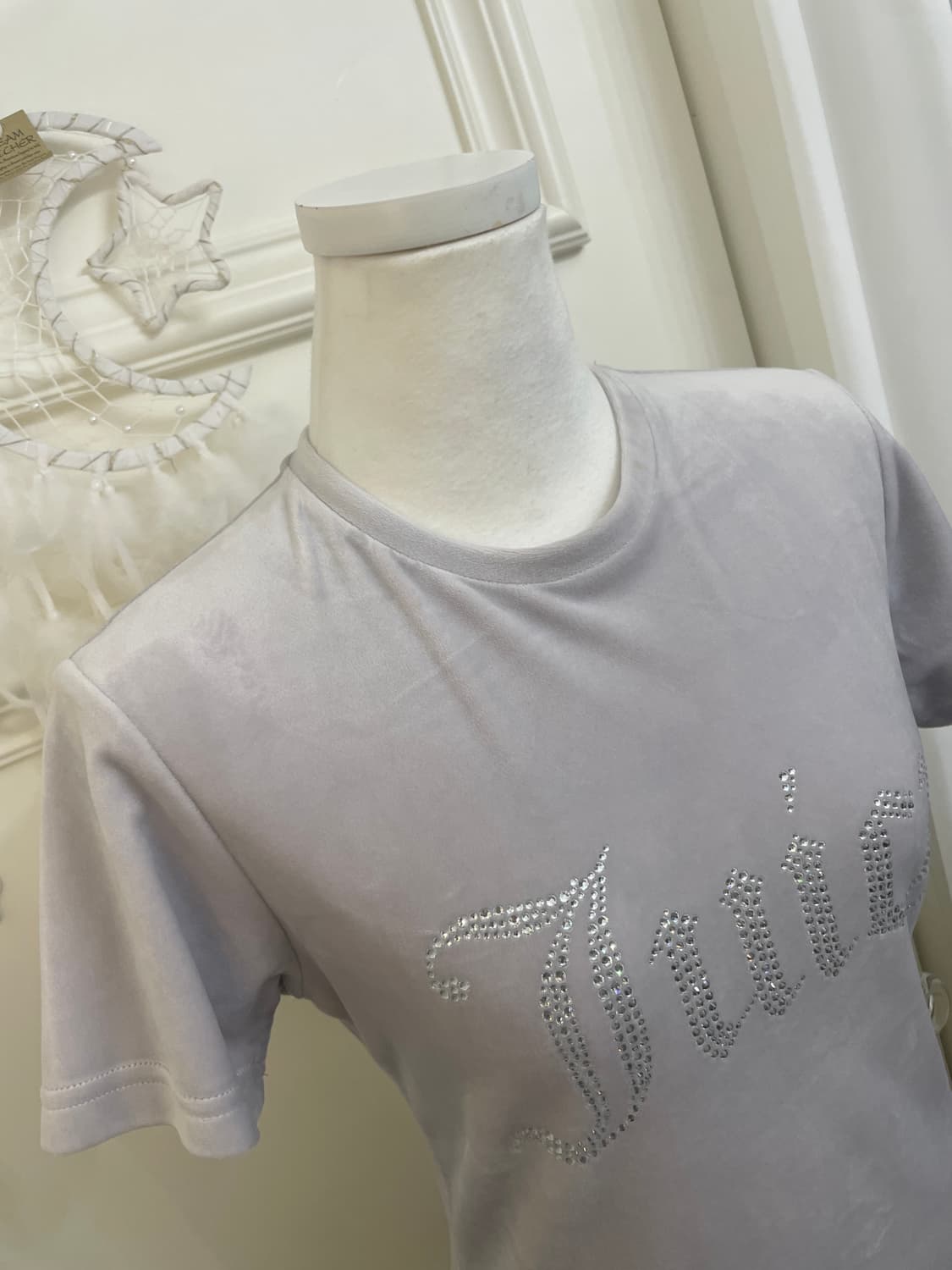 JUICY COUTURE cubic logo velvet top 상품이미지7