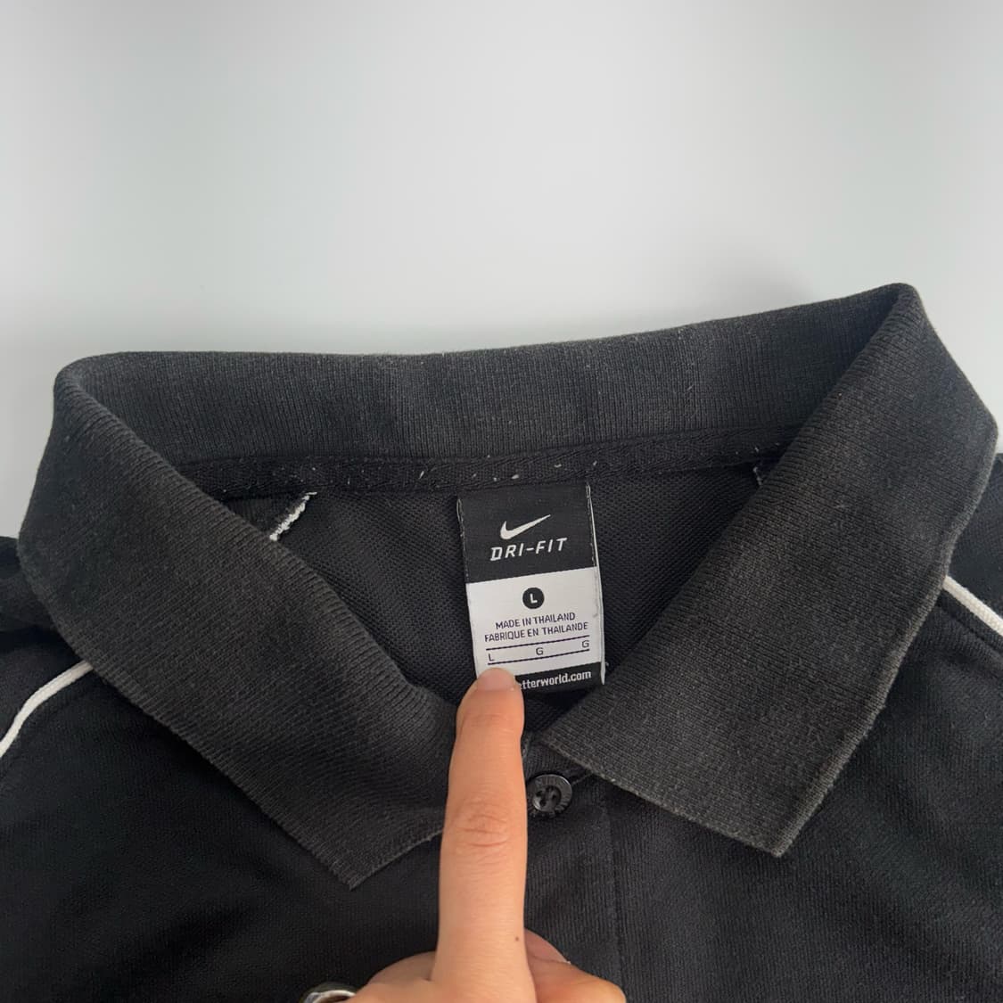 Nike 나이키 블랙 카라 반팔  상품이미지5