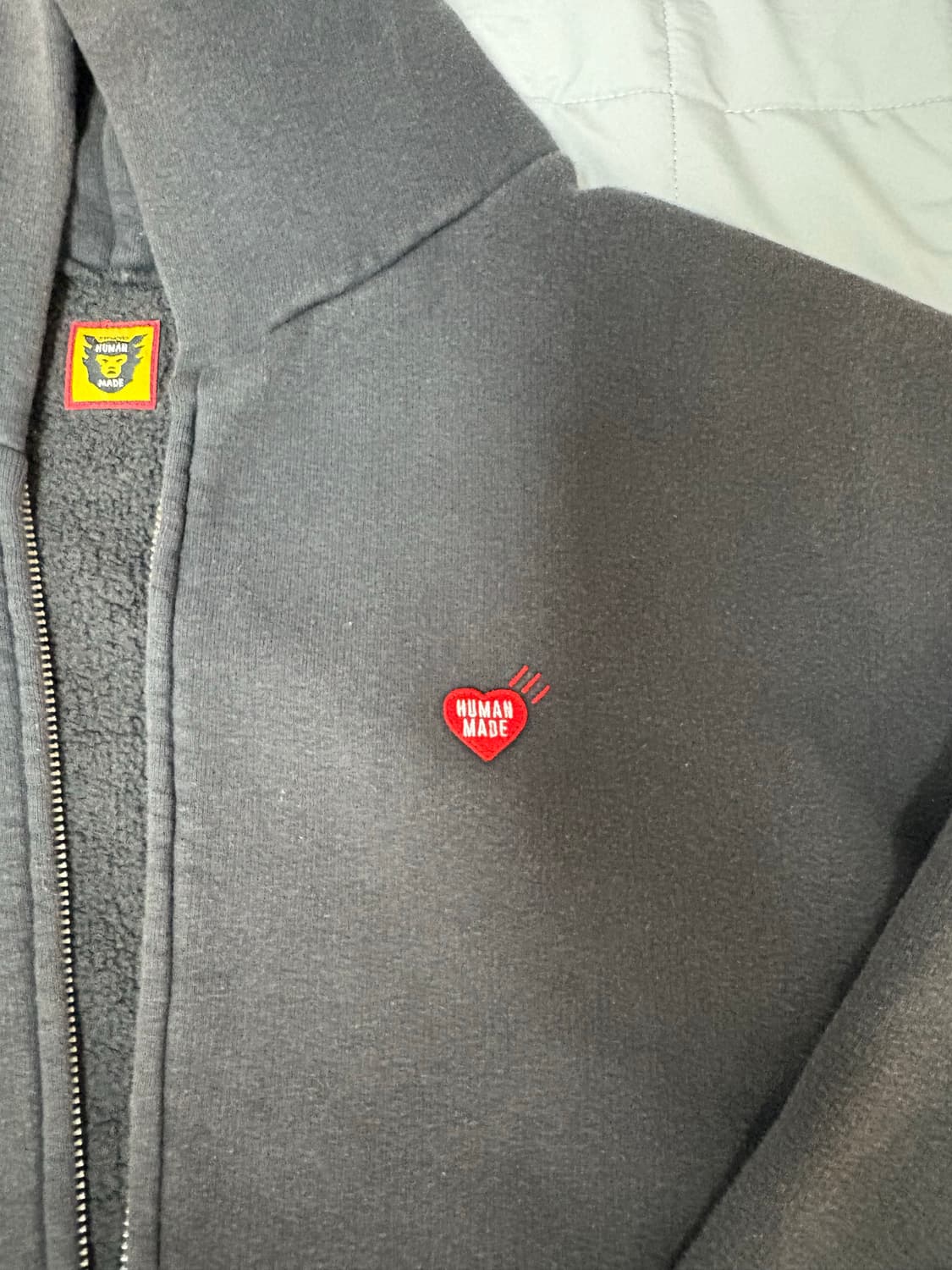휴먼메이드 하트로고 후드집업 상품이미지2