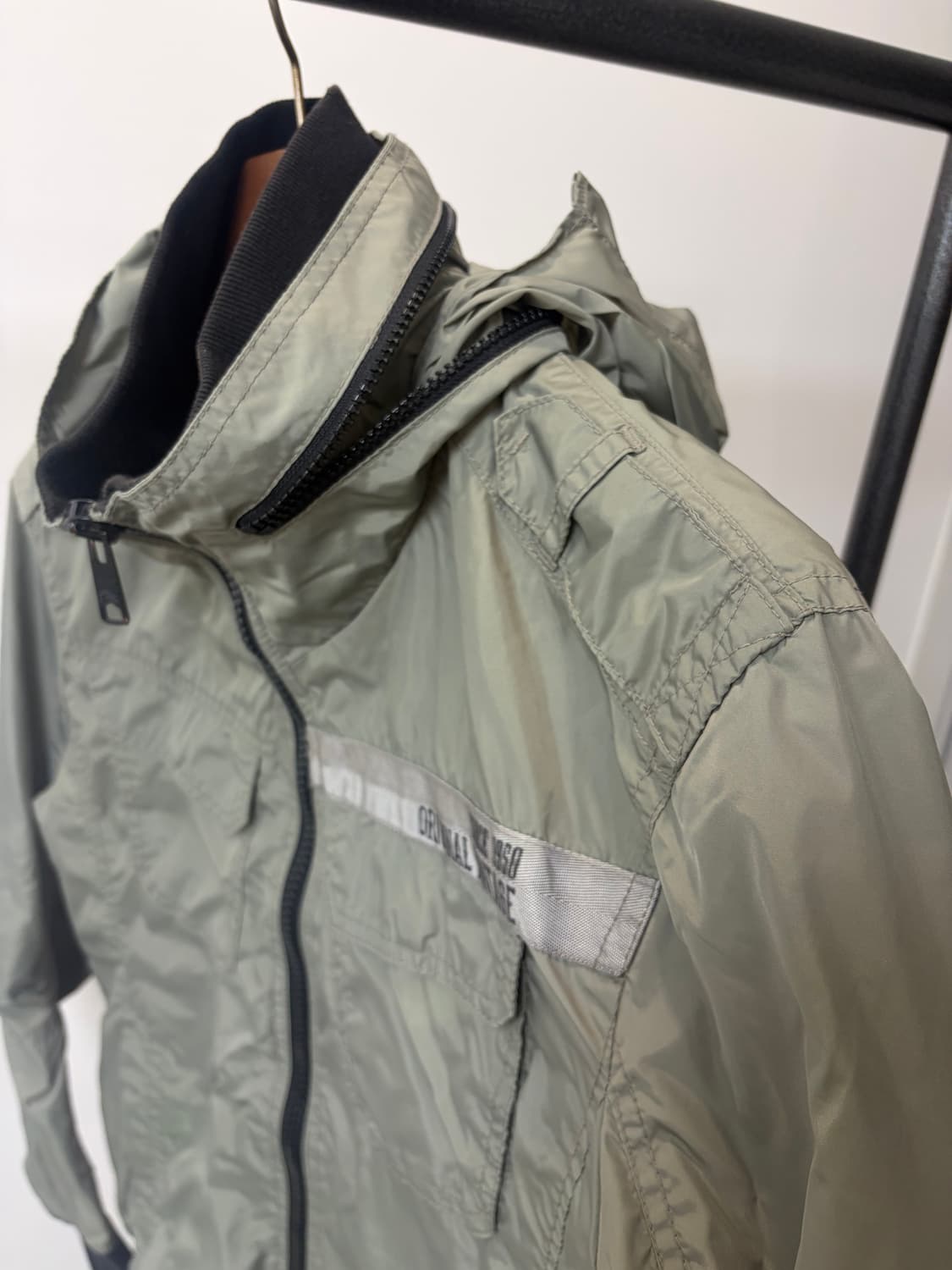 (XL) buckaroo 버커루 히든 후드 바람막이 블루종 자켓 상품이미지2