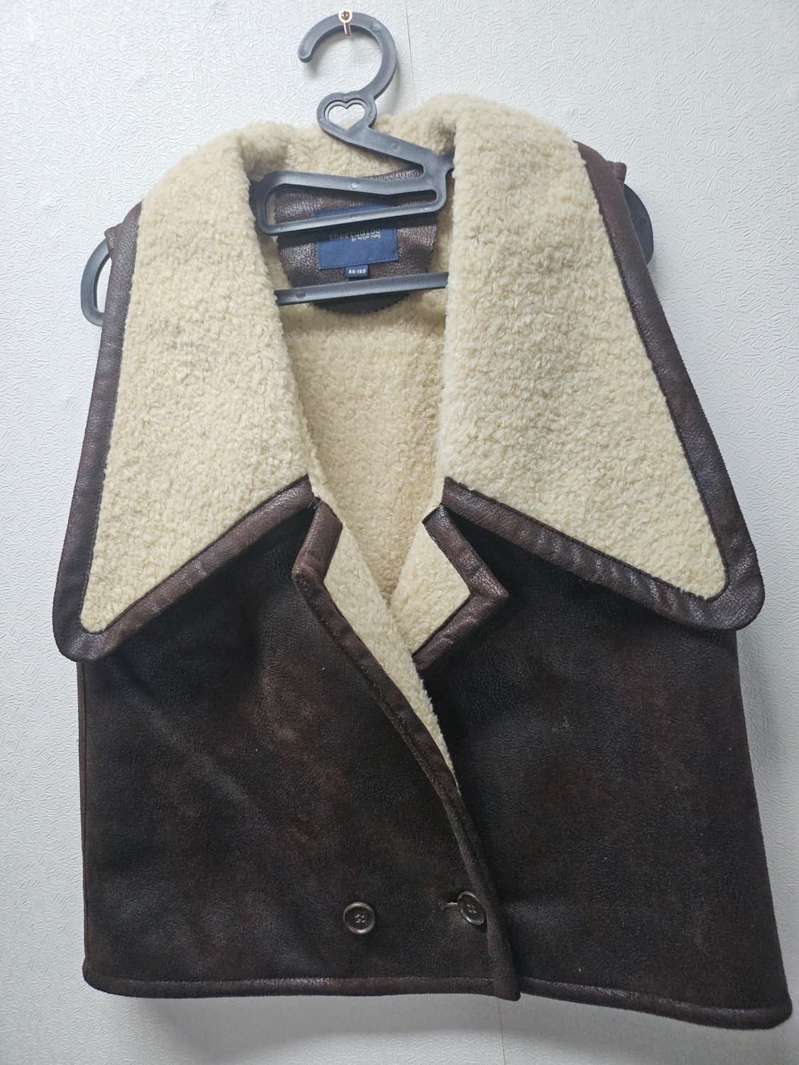 무스탕 조끼 브라운  55 상품이미지2