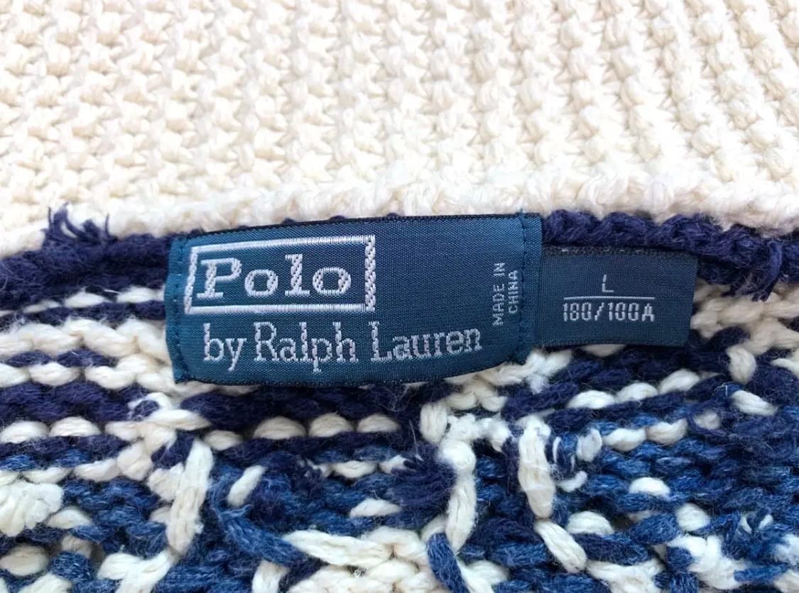 폴로 랄프로렌 코위찬 집업니트 L 상품이미지4