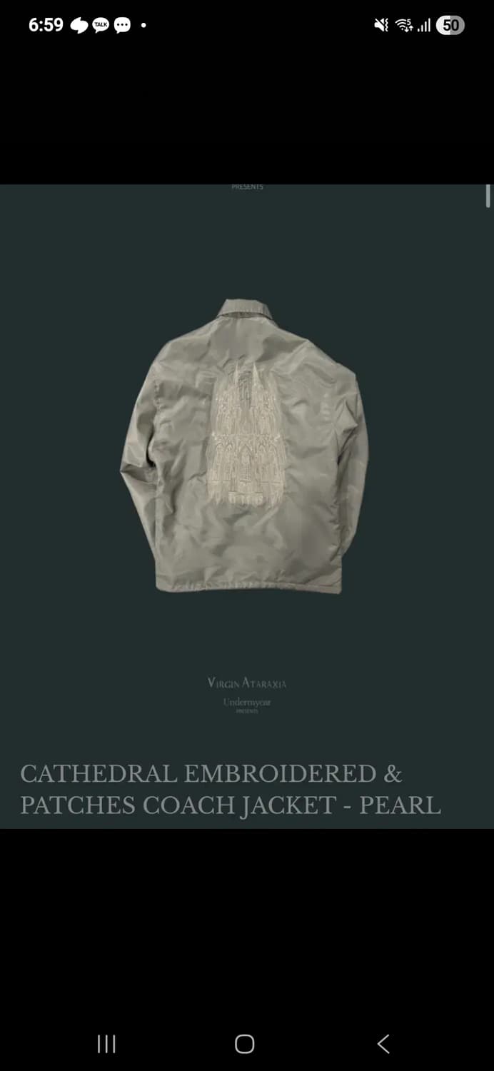 언더마이카 대성당 코치자켓 2사이즈 상품이미지1