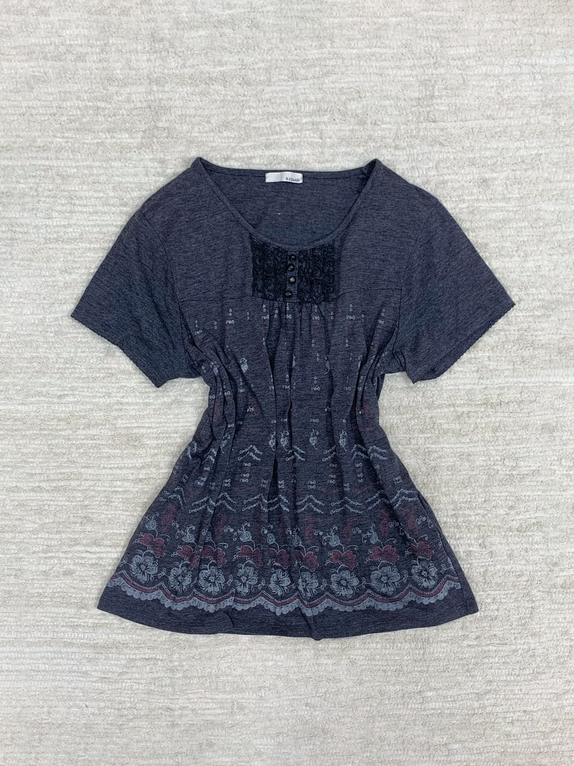  Charcoal Short Sleeve Tee  상품이미지1