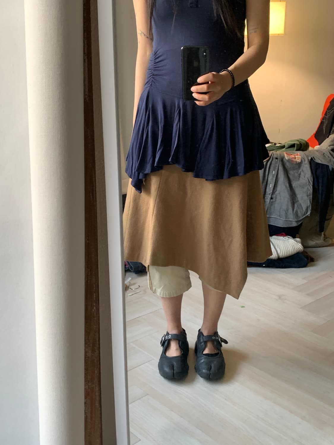 [TSUMORI CHISATO] cutting wool skirt 상품이미지2