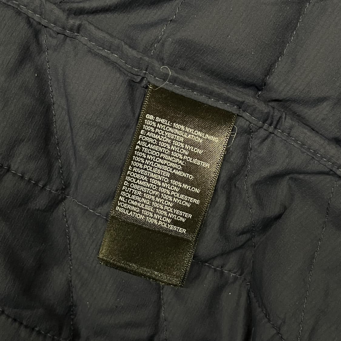 [정품/XXL] 노스페이스 후드 퀼팅 패딩 네이비 b16 상품이미지6