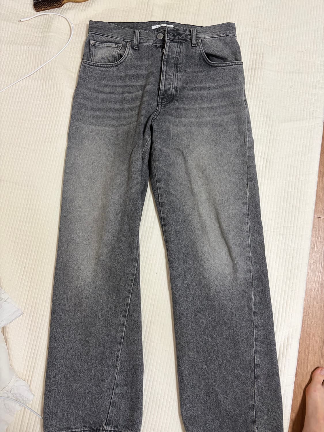 선플라워 와이드트위스트데님 30/32사이즈 상품이미지2