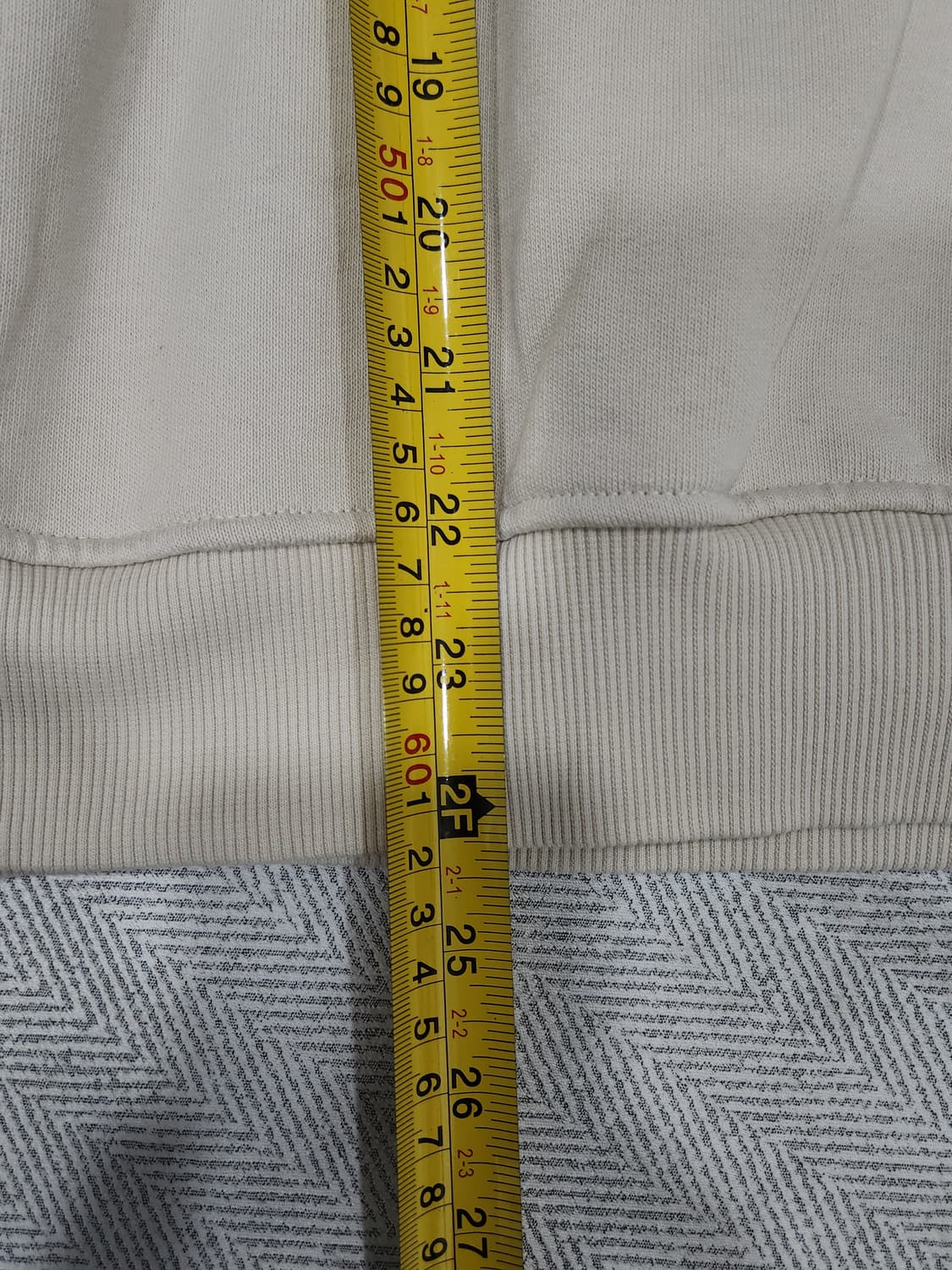 CK 캘빈클라인 오버핏 후드티 아이보리 S 상품이미지9