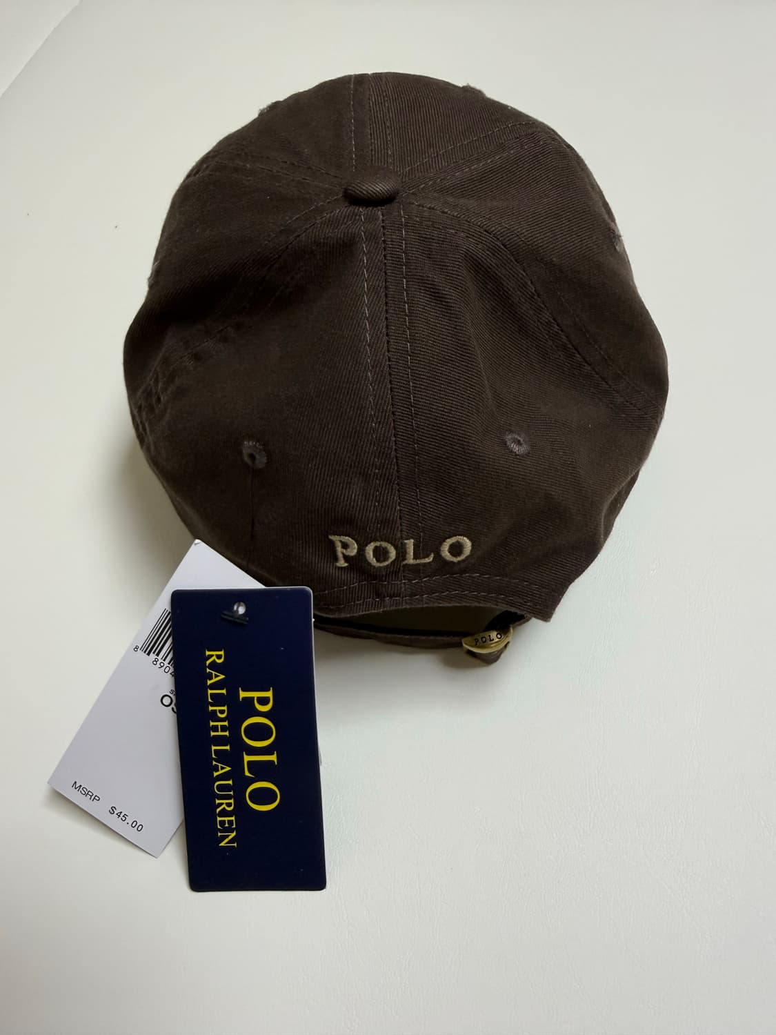 폴로 랄프로렌 볼캡모자 (진브라운)(골드포니자수)(새상품) 상품이미지2