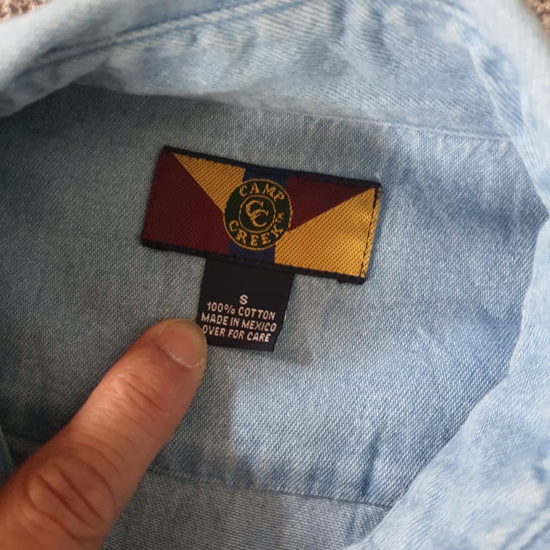 미국 수입 데님 셔츠 no.67 상품이미지4