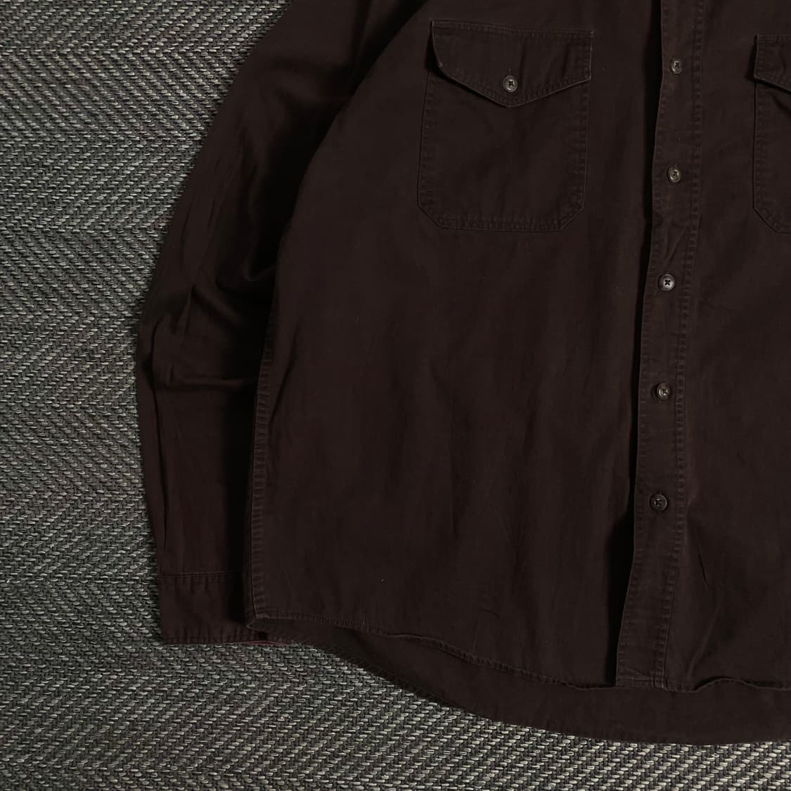 칼하트 투포켓 박시핏 브라운 워크 셔츠y 2921 상품이미지4