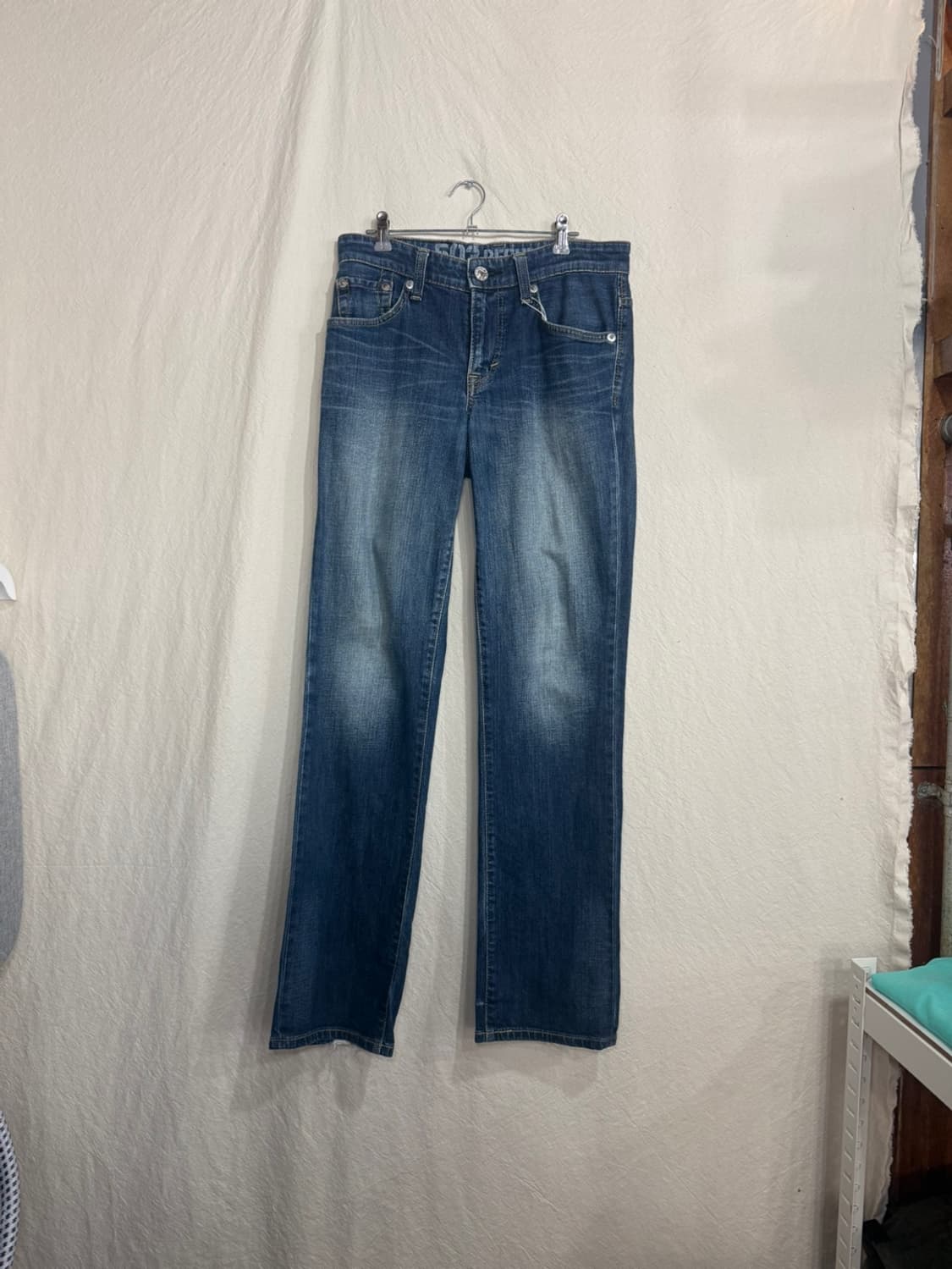 에드윈503 블루트립 데님 청바지 상품이미지1