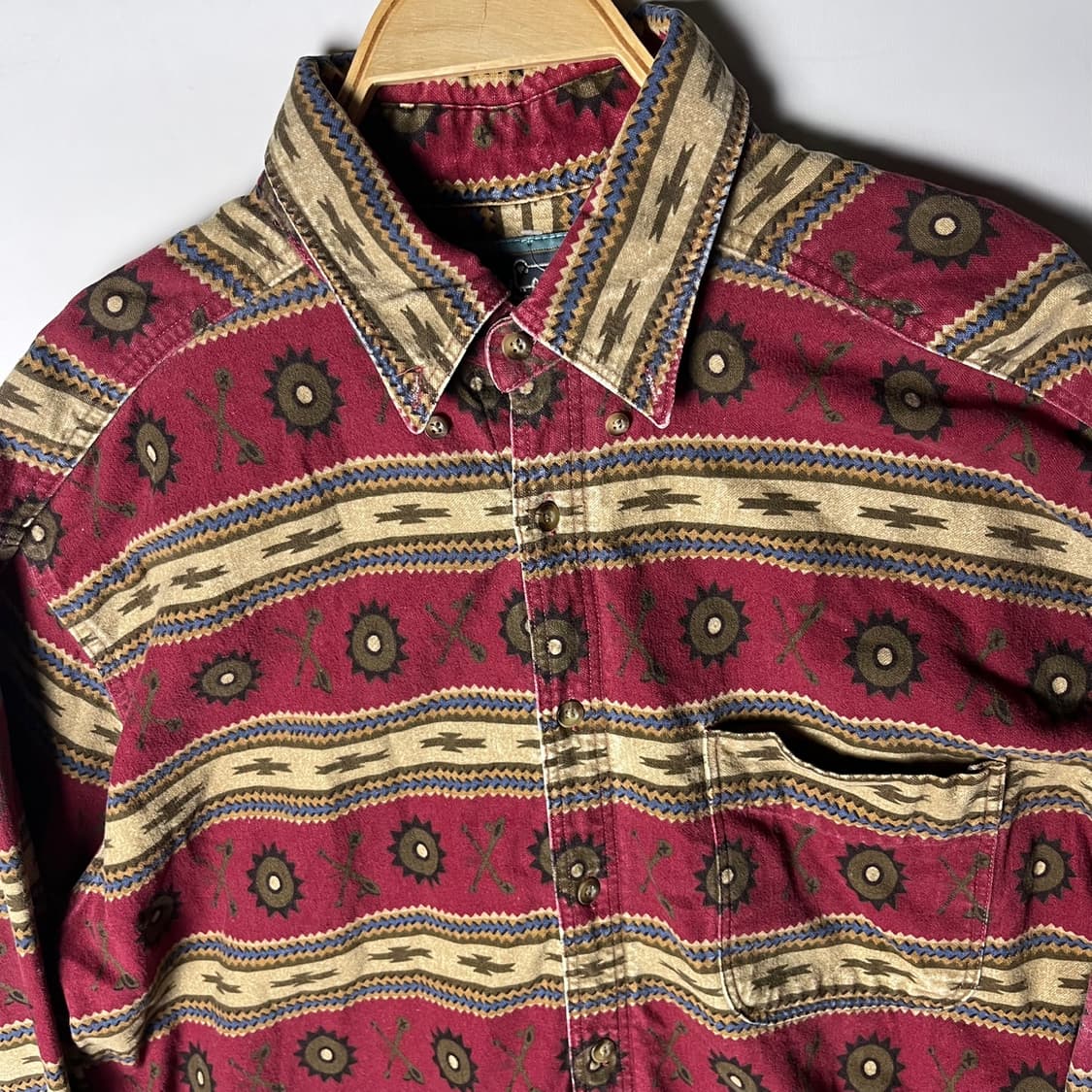 [Woolrich] 90's 울리치 웨스턴 패턴셔츠 상품이미지3