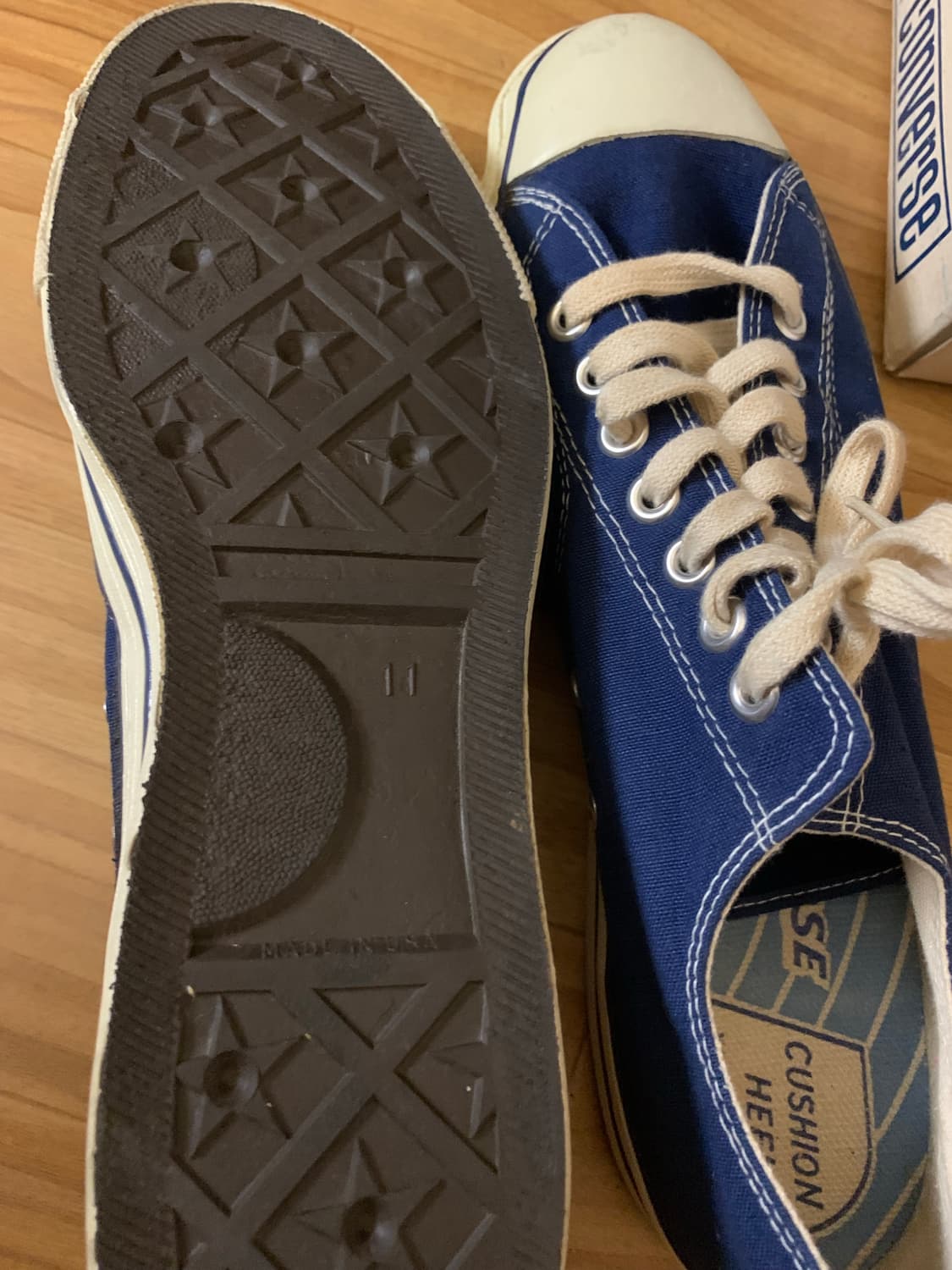 made in usa converse 빈티지 컨버스 네이비 코치 슈즈 상품이미지5