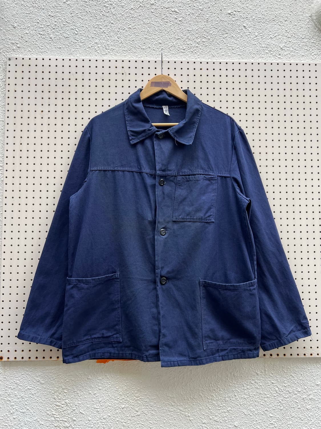 OLD EURO NAVY FRENCH WORK 빈티지프렌치워크자켓 상품이미지1