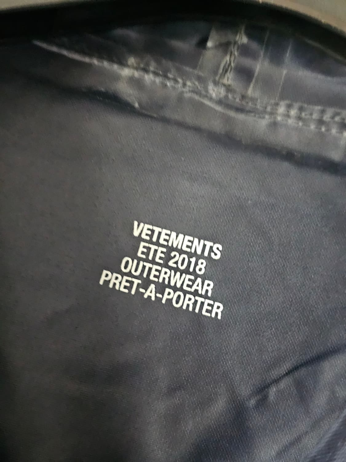 베트멍 물고기자리 롱 레인코트 네이비 상품이미지3