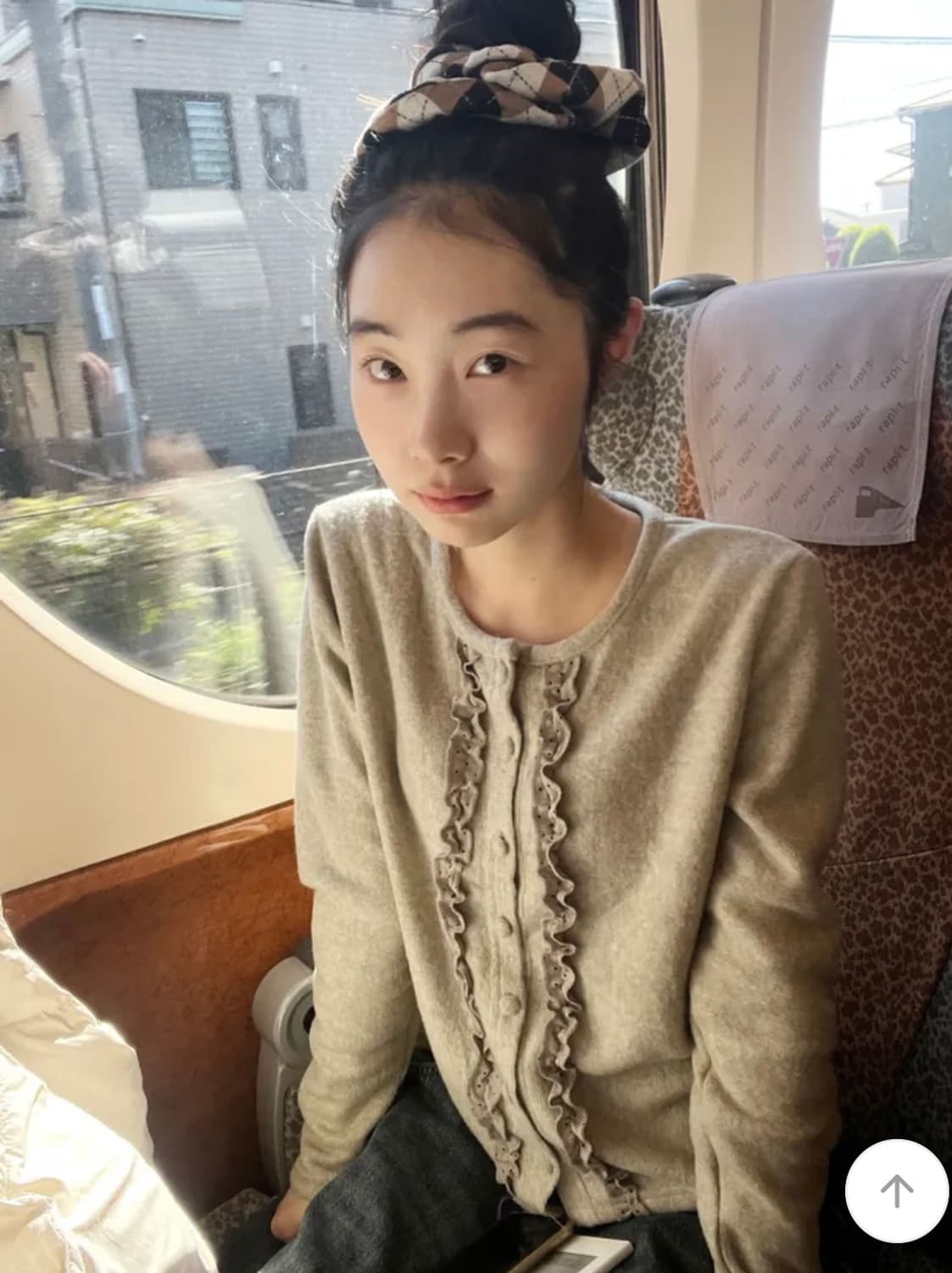 김아홉 니트 가디건 green apple pluffy CD 상품이미지1