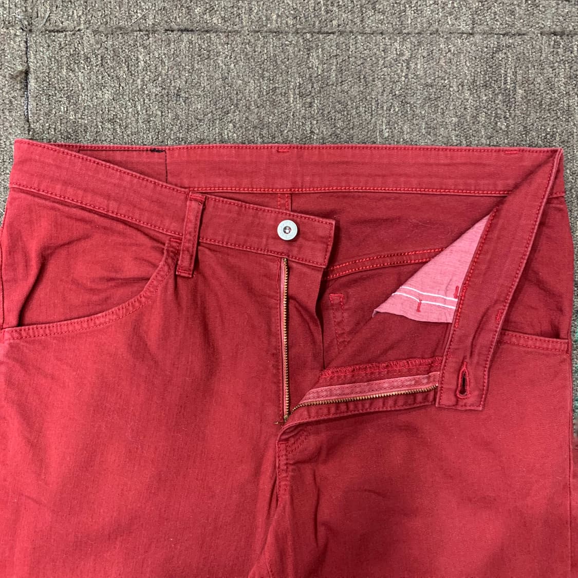 [35] 에드윈 503NBA 레드 데님팬츠 상품이미지4