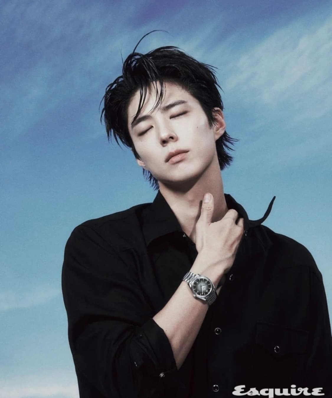 세비지 웨스턴 셔츠 블랙 L 박보검 착용 상품이미지3