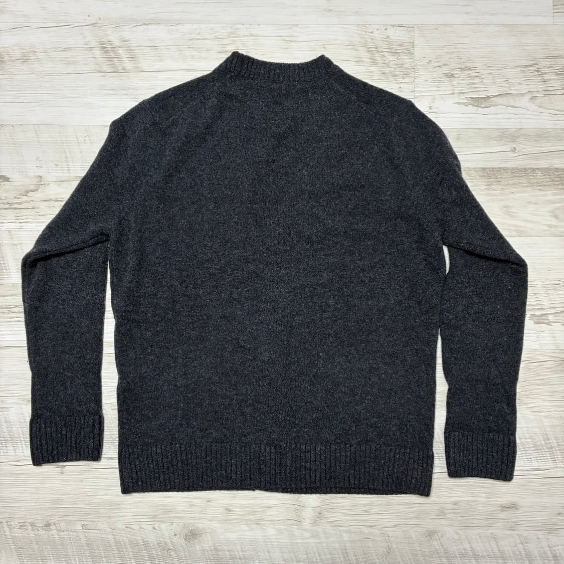 2XL 메종키츠네 남성 다크그레이멜란지 차콜  베이비폭스 가디건 상품이미지7