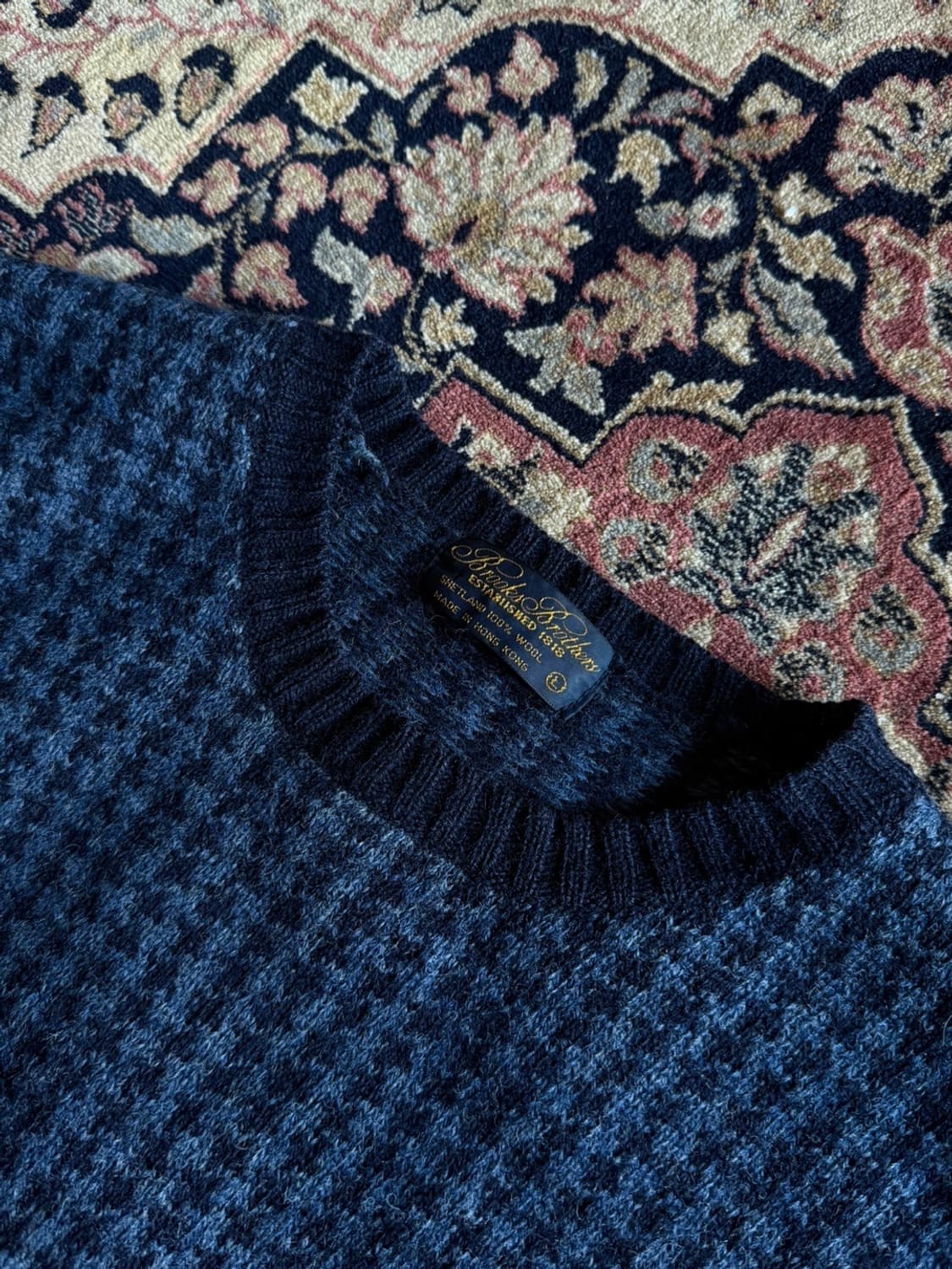 브룩스 브라더스 셔틀랜드울 니트 100 상품이미지2