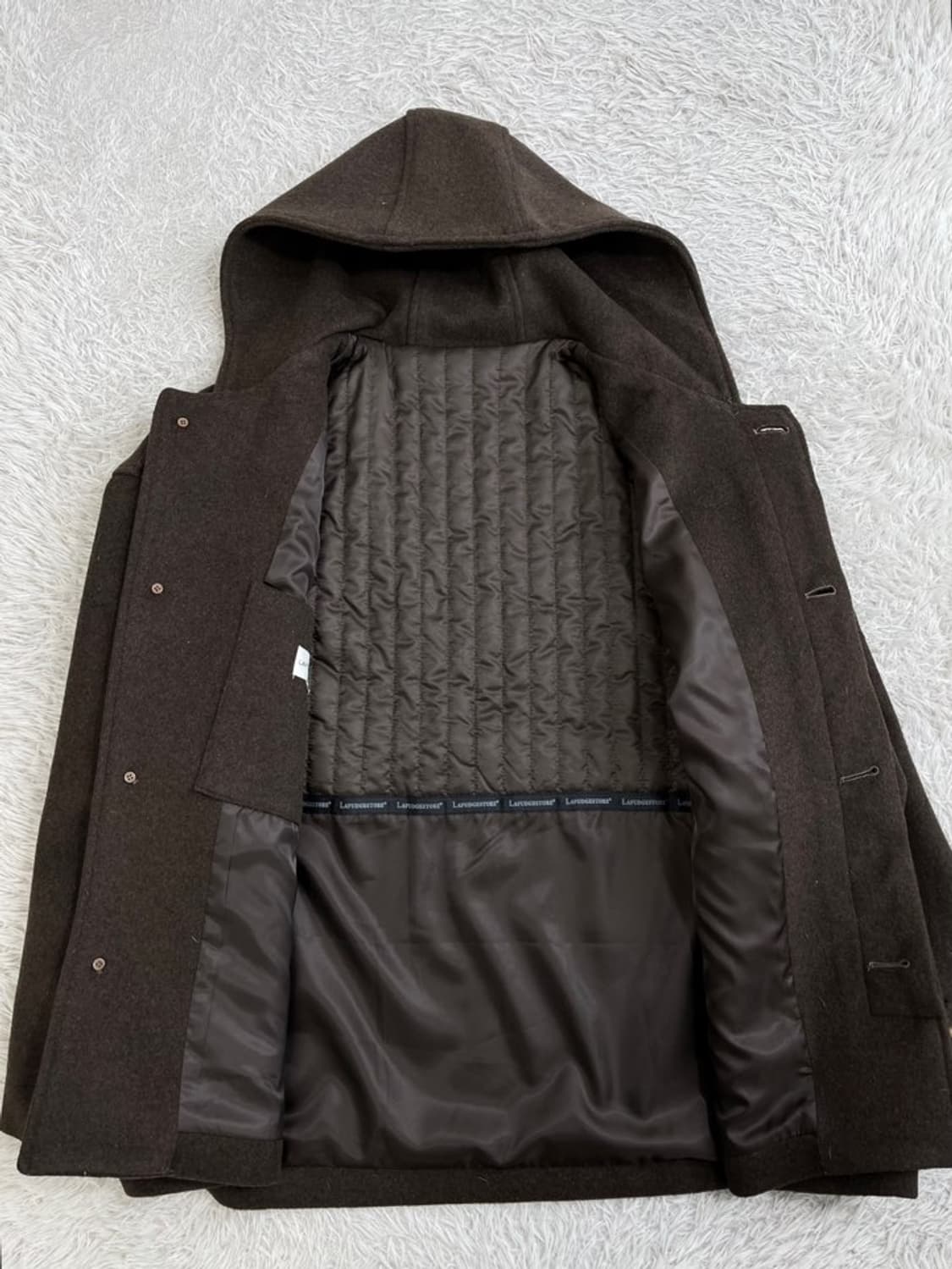 라퍼지스토어 울 후디 숏 코트/#3243 상품이미지6