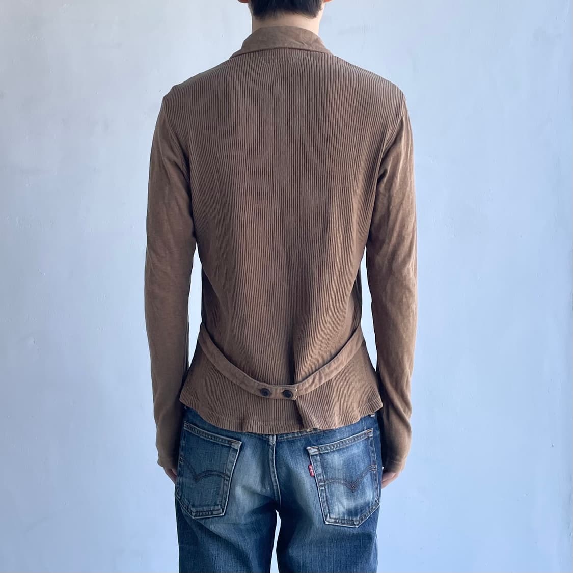 캐피탈 스웨트 버튼업 셔츠 상품이미지3