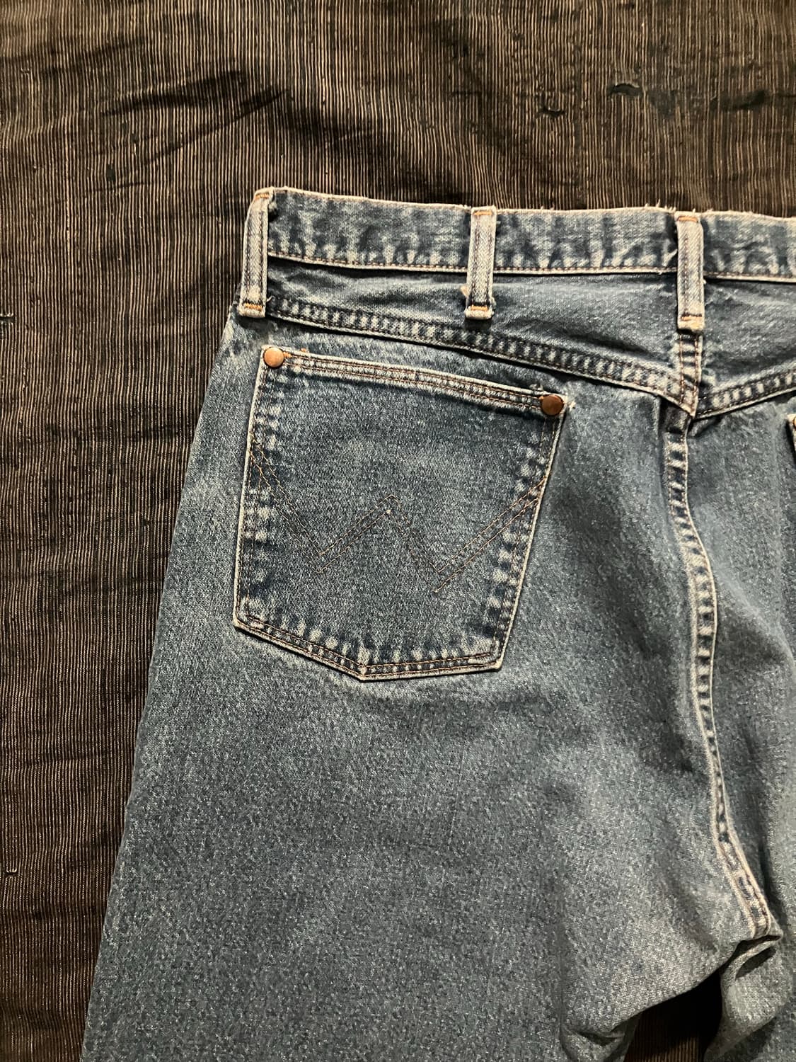 🇺🇸 80s USA 빈티지 랭글러 13MWZ 카우보이컷 데님 팬츠 상품이미지5
