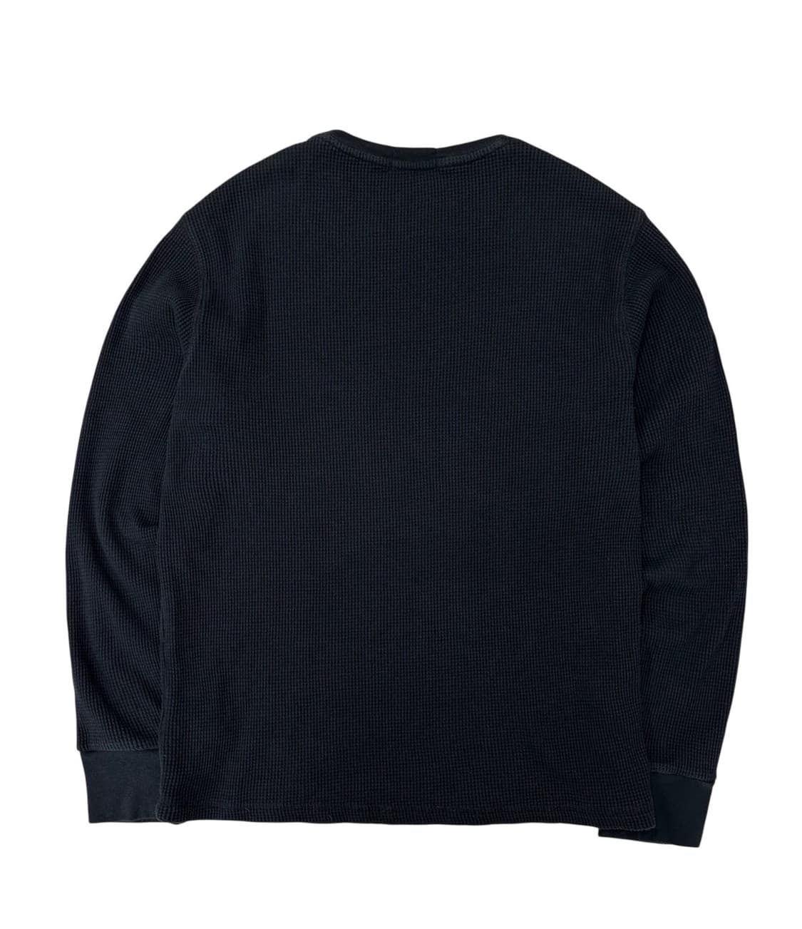 폴로 와플 롱슬리브 블랙 (XL)  상품이미지8