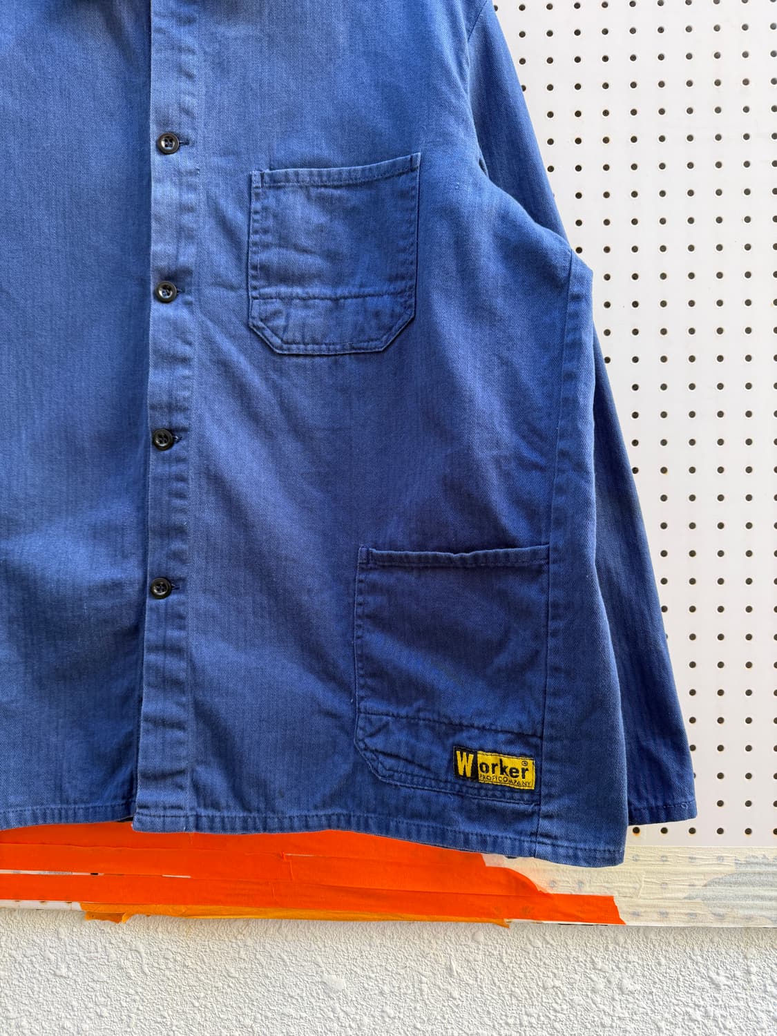 OLD VINTAGE WASHED HBT 헤링본 빈티지프렌치워크자켓 상품이미지5