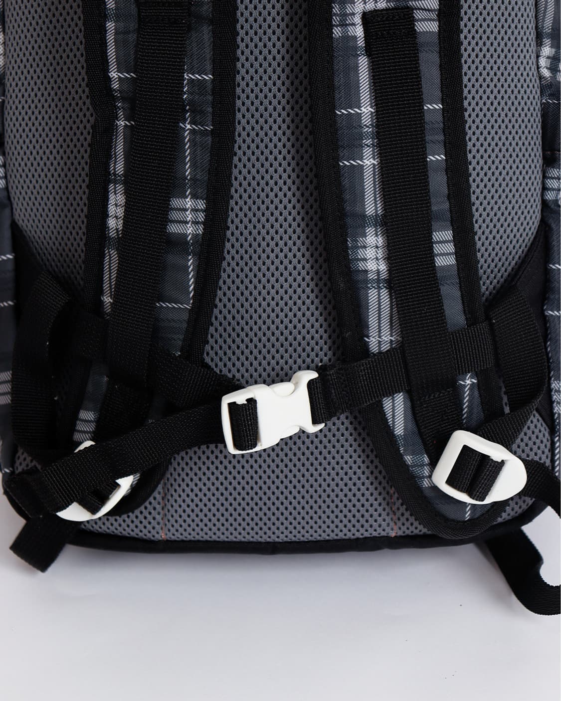 [PIKO] 블랙 체크 패턴 데일리 백팩 상품이미지8