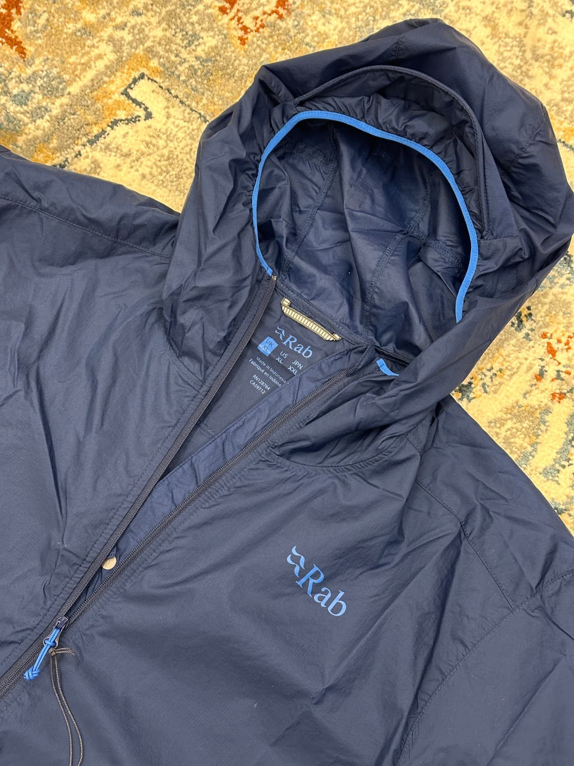 [새제품] RAB 랩 바이탈후디 바람막이 윈드브레이커 네이비 상품이미지2