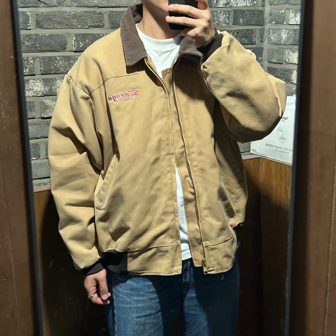 XXL) USA 덕캔버스 워크 자켓 산타페 자켓 상품이미지10