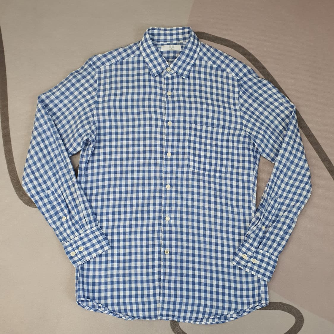 유니클로 마100 긴소매 셔츠 남자95 상품이미지1