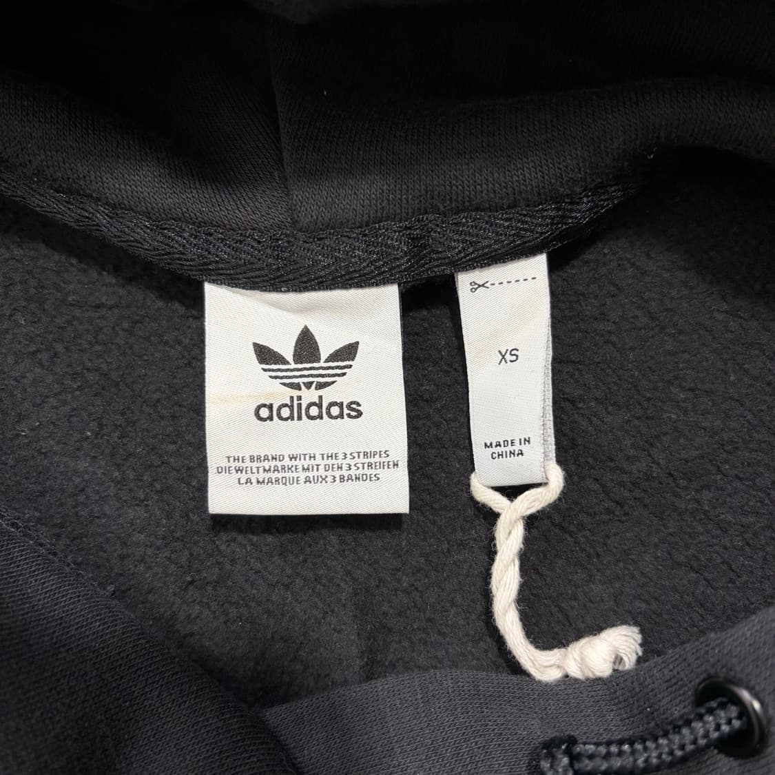 아디다스 블랙/보라색 후드티(XS) 상품이미지4