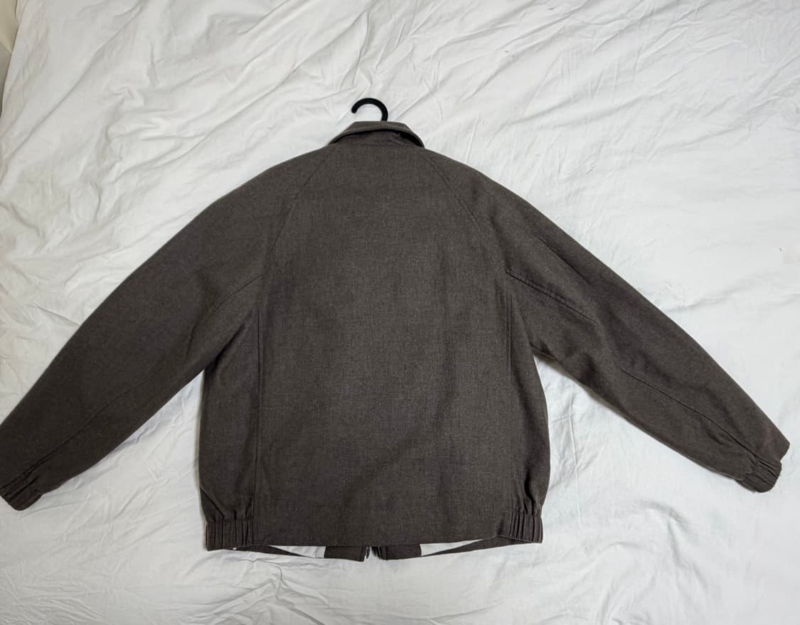 쿠어 블루종 울자켓 멜란지 브라운 L 상품이미지2