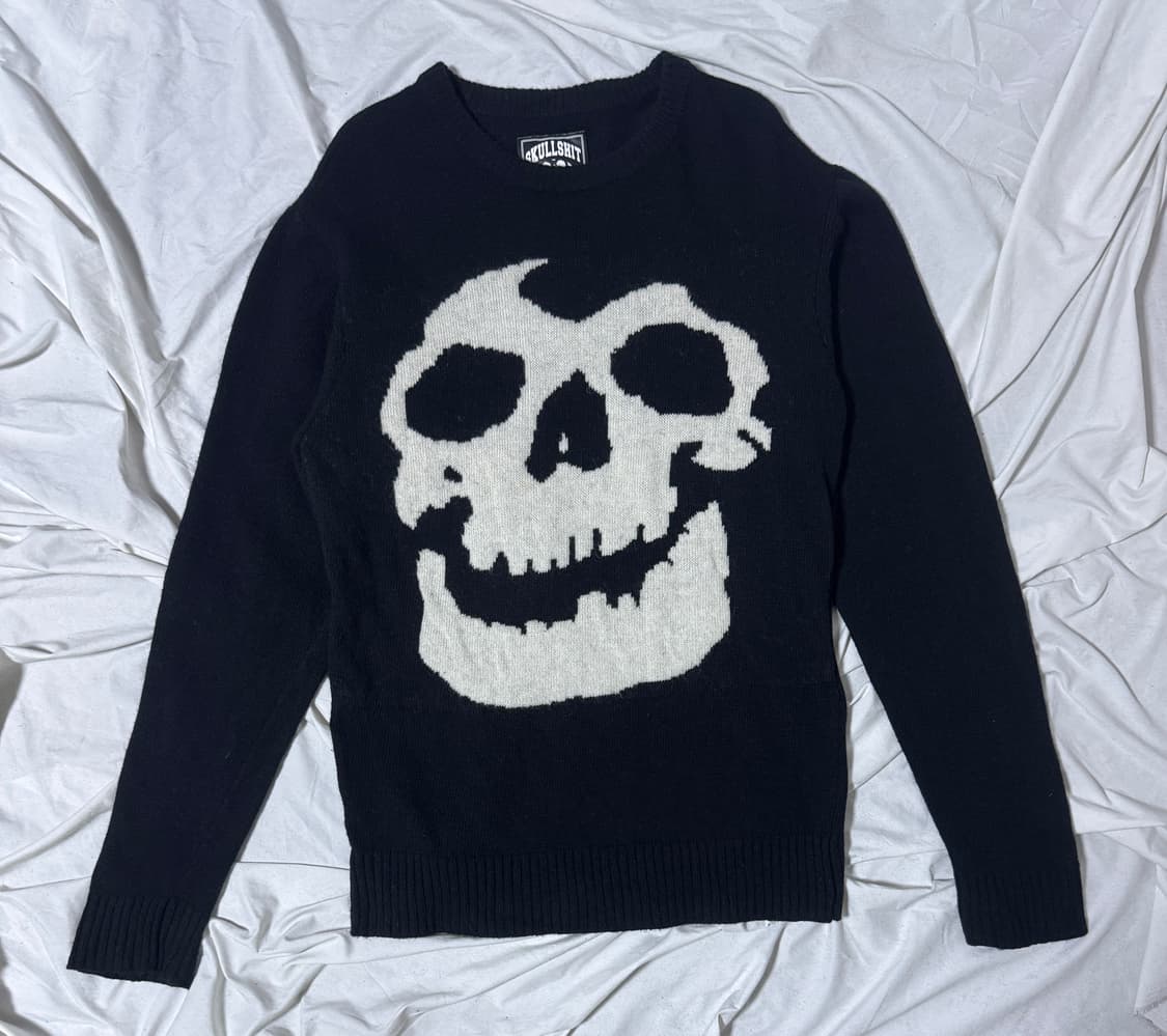 Skullshit 울 니트 상품이미지1