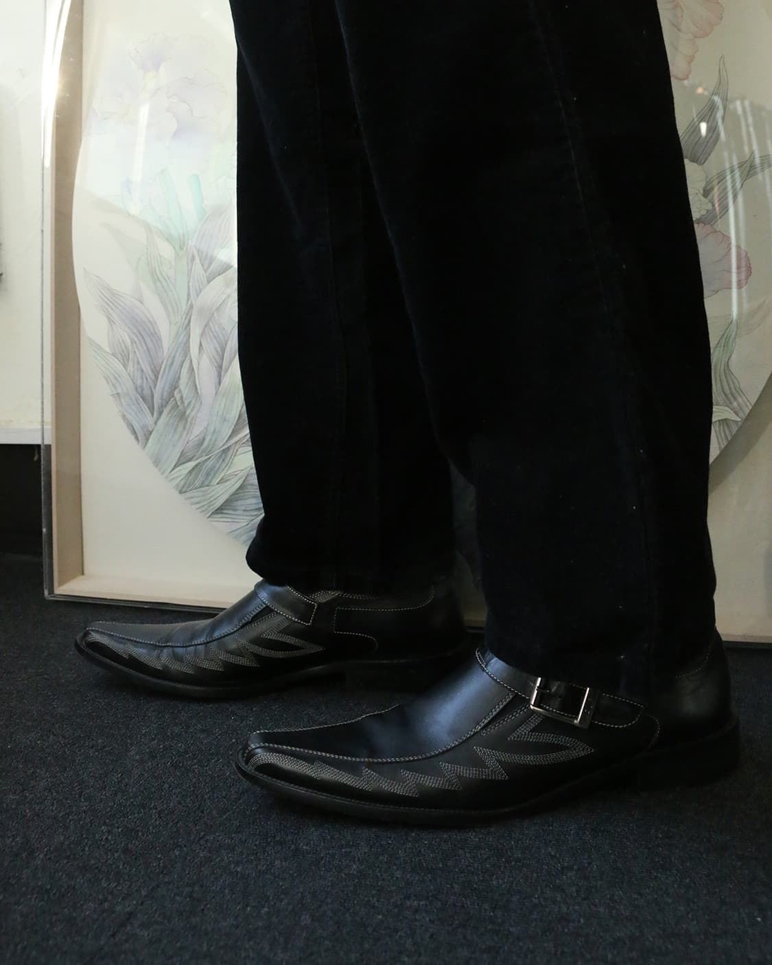 이탈리아 웨스턴 몽크 스트랩 드레스 슈즈  상품이미지3